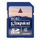 SD მეხსიერების ბარათი 8GB