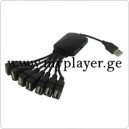 7 USB პორტიანი გამანაწილებელი Model: USBA-03